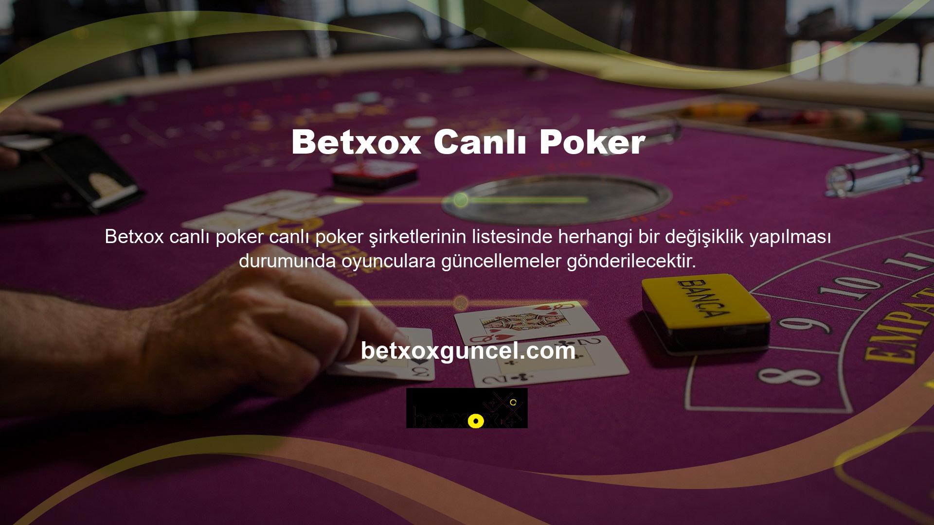 Türk poker sitelerine sürekli olarak erişilebilmektedir